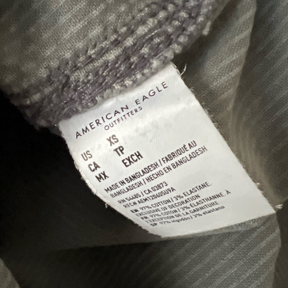 American Eagle Outfitters Gray Corduroy Dress - Picture 4 of 4